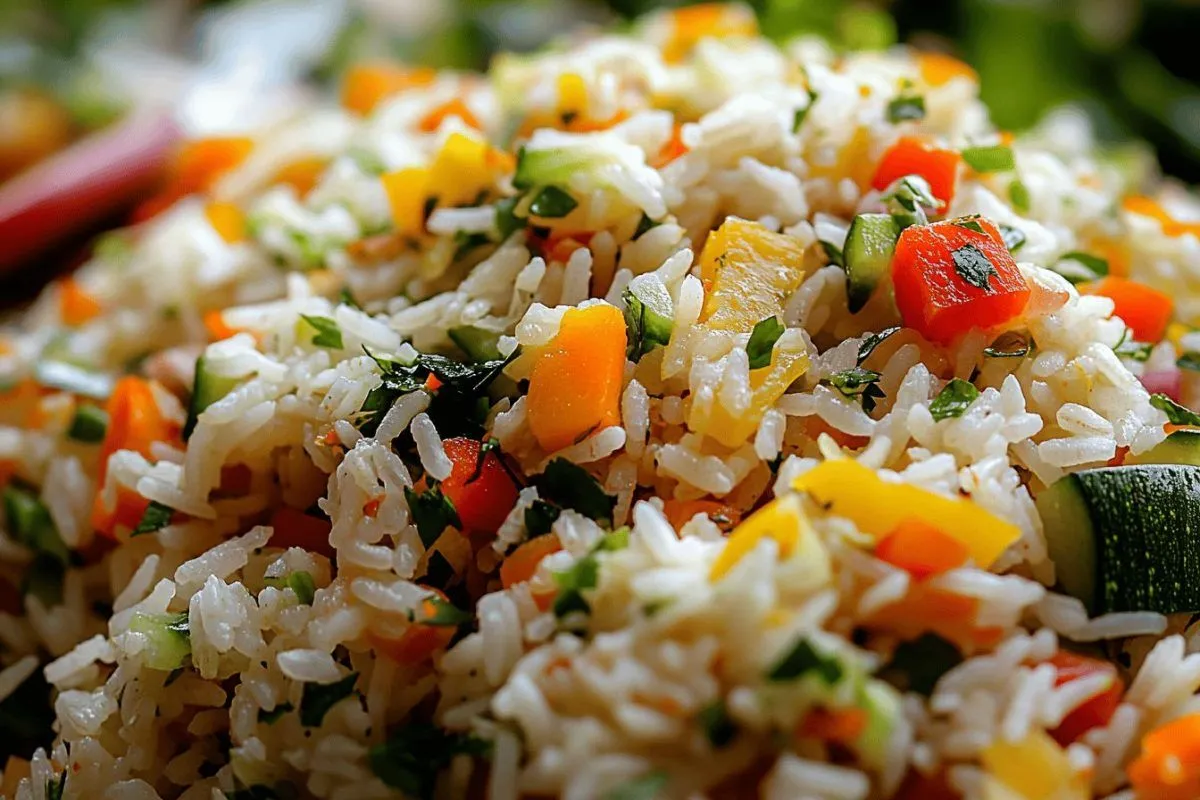 Der bunte Reissalat: Ein sommerlicher Hit auf dem Teller